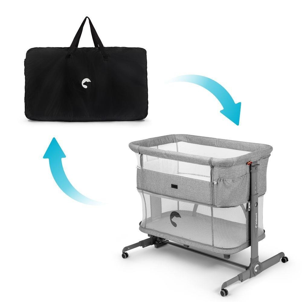 KIDNORT Postýlka Snäckskal