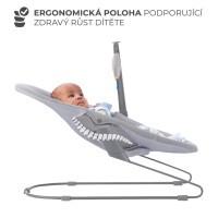 KINDERKRAFT Lehátko houpací Calmee  0m+, do 9kg