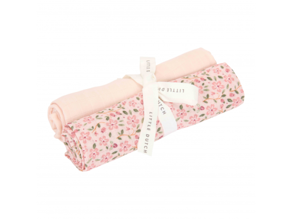 LITTLE DUTCH Pleny 70x70cm 2 ks - Fairy Floral & Blossom 2 ks