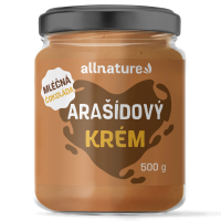 ALLNATURE Arašídový krém s mléčnou čokoládou