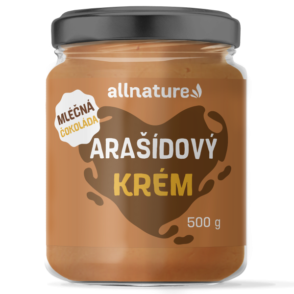 ALLNATURE Arašídový krém s mléčnou čokoládou