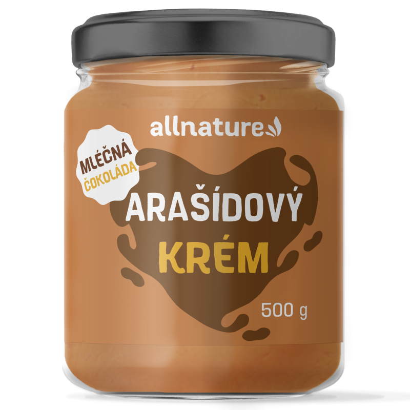 ALLNATURE Arašídový krém s mléčnou čokoládou