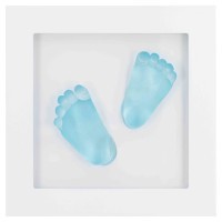 DOOKY Crystal Memories DeLuxe 3D Frame Handprint & Footprint