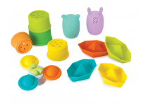 INFANTINO Sada hraček do koupele Spin, Squirt & Sail