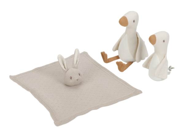 LITTLE DUTCH Dárková sada pletená Newborn Naturals - Newborn Naturals