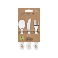 LÄSSIG Cutlery 3pcs Garden Happy Fruits