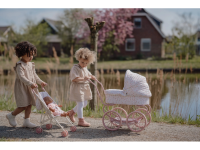 LITTLE DUTCH Kočárek pro panenky golfky skládací Soft Flowers