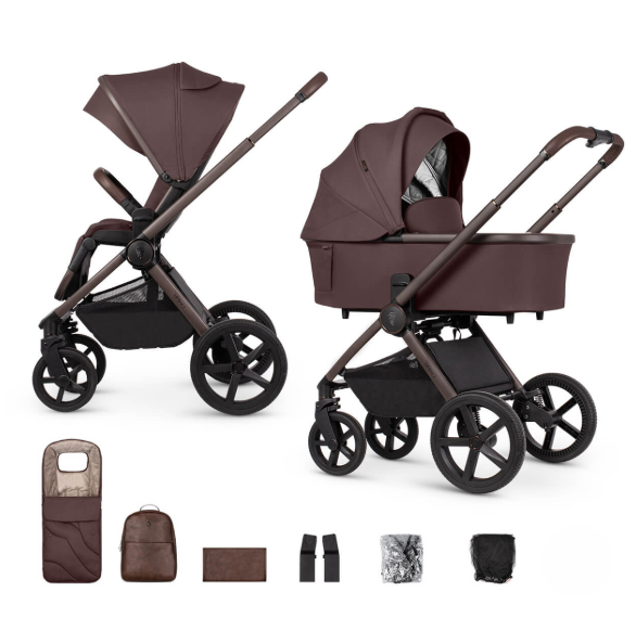 VENICCI Tinum Upline 2 Kombinovaný kočárek - 2v1 Burgundy