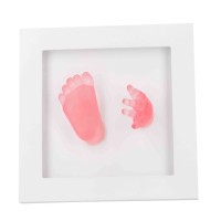 DOOKY Crystal Memories DeLuxe 3D Frame Handprint & Footprint