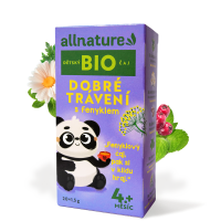 ALLNATURE BIO Dětský čaj Dobré trávení s fenyklem 20x1,5 g