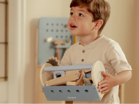 LITTLEE DUTCH Box s nářadím dřevěný Blue