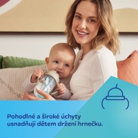 CANPOL BABIES Nevylévací hrneček se slámkou a závažím 270ml BONJOUR PARIS