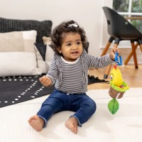 BABY EINSTEIN Hračka s chrastítkem natahovací na C kroužku Cal-a-Puller™ 0m+