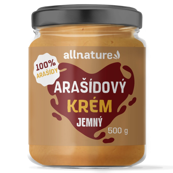 ALLNATURE Arašídový krém jemný - 500 g