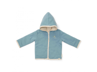 LITTLE DUTCH Kabátek oboustranný Stone Blue