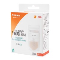 AKUKU Sterilní sáčky pro skladování mléka a pokrmů Akuku 150ml 30ks