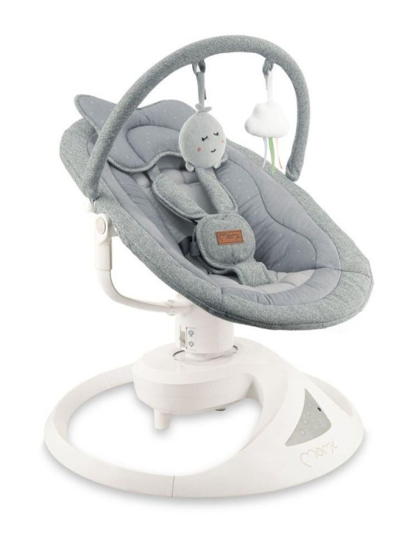 MOMI Elektrické houpátko MoMi PEARL - šedé