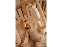 LITTLE DUTCH Hudební kolotoč dřevěný Newborn Naturals