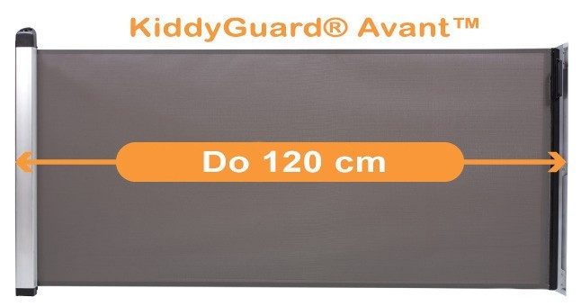 LASCAL KiddyGuard® Avant - rolovací zábrana (otvor do 120 cm)