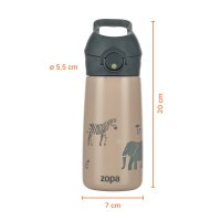 ZOPA Termoska na pití s pítkem 400 ml