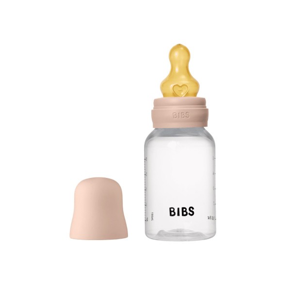 BIBS antikoliková lahev s kaučukovou savičkou 150ml - Blush