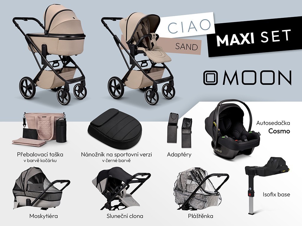 MOON CIAO MAXI set - Sand