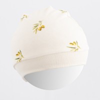 NEW BABY Kojenecká čepička z organické bavlny Olivy