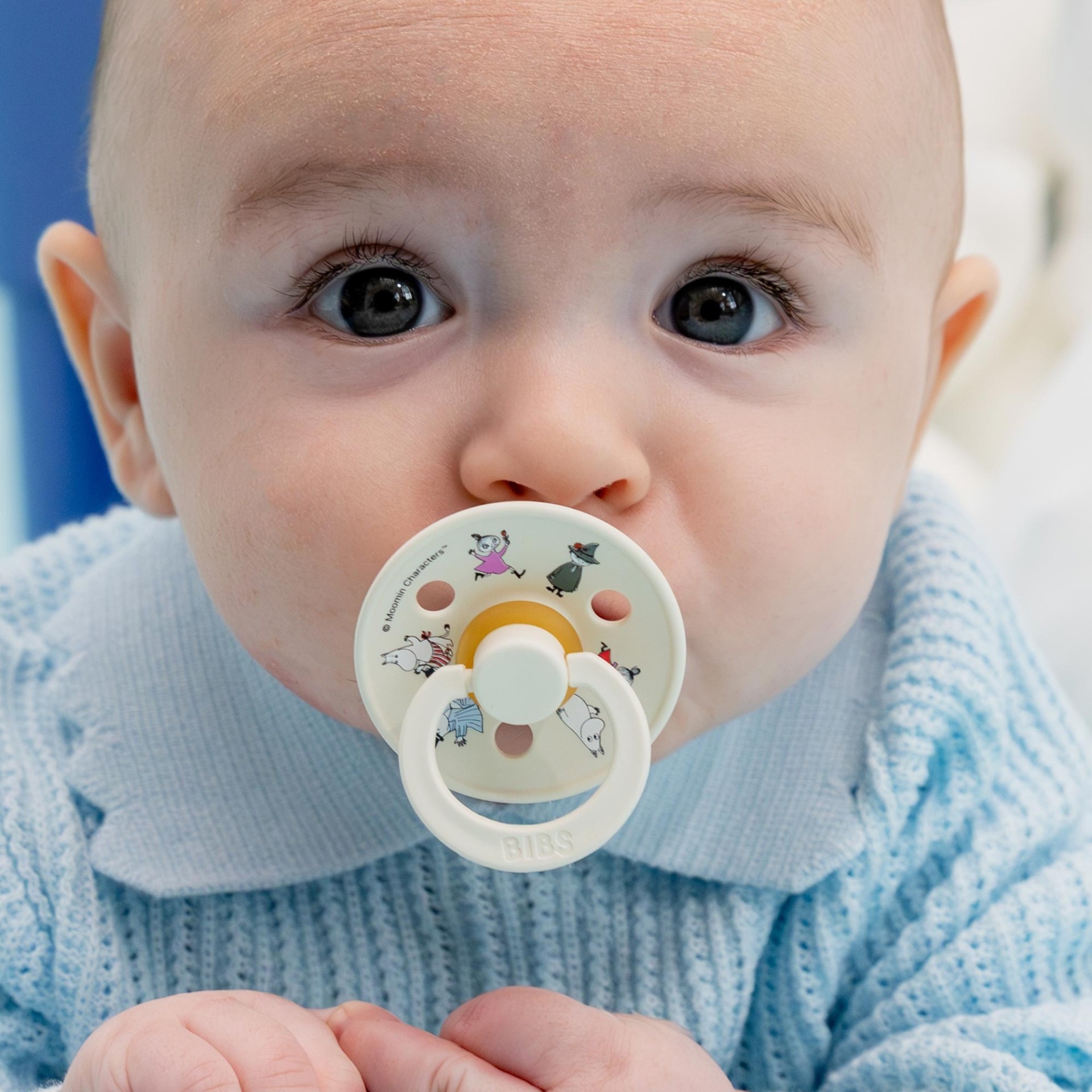 BIBS x Moomin Colour dudlíky z přírodního kaučuku 2ks - vel. 1