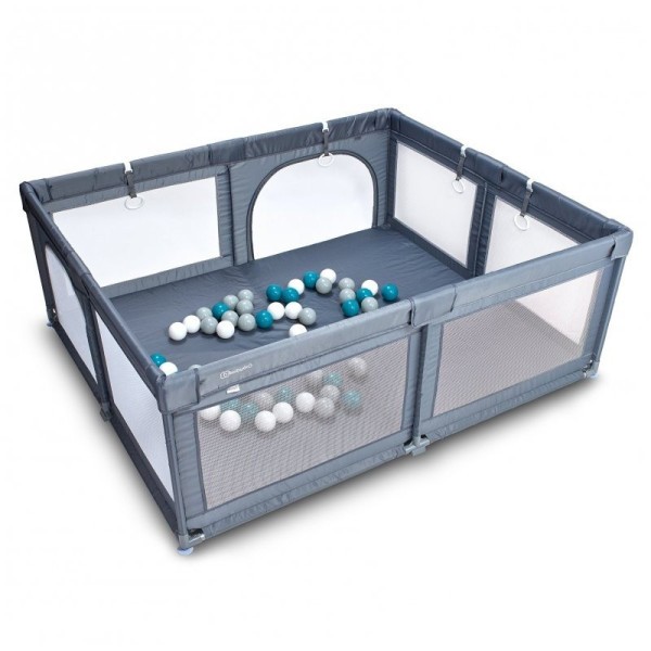 BABYGO Ohrádka Playpark 150×180cm - Grey