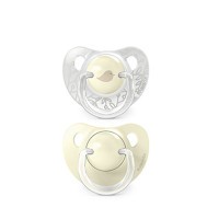 SUAVINEX  Dudlík anatomický silikon 0/6m 2 ks BIRDIES