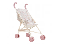 LITTLE DUTCH Kočárek pro panenky golfky skládací Soft Flowers