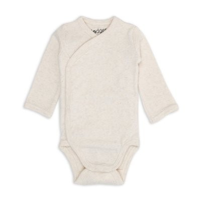 LODGER Body s dlouhým rukávem Melange Zavinovací - Birch vel. 74