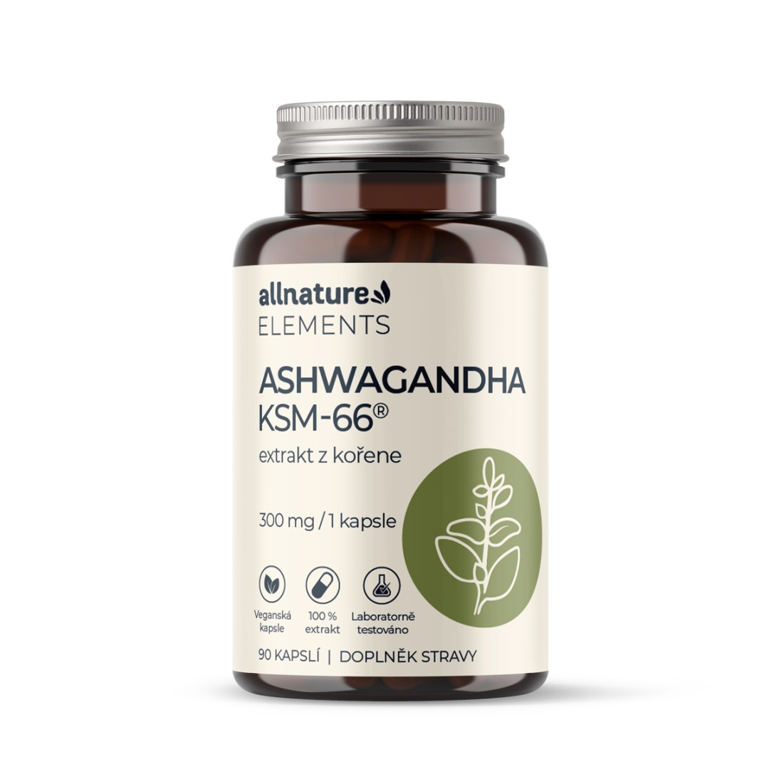 ALLNATURE Elements Ashwagandha KSM-66 90 cps