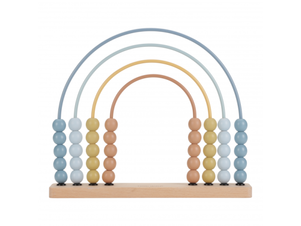 LITTLE DUTCH Počítadlo dřevěné duha
