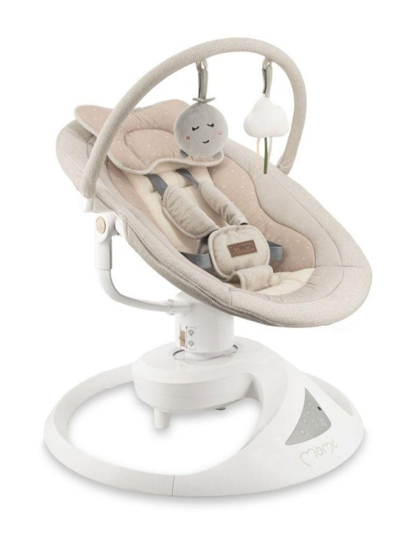 MOMI Elektrické houpátko MoMi PEARL - béžové