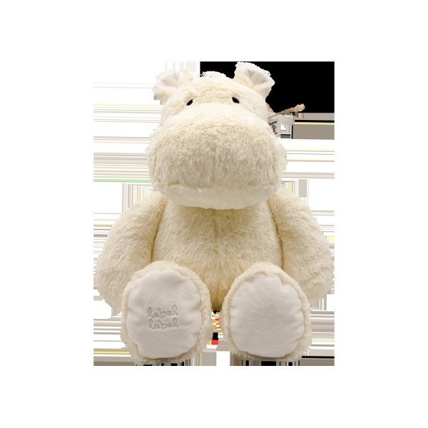 LABEL LABEL Plyšák hroch Harvey - L - Ivory