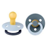 BIBS STUDIO Colour Fusion dudlíky z přírodního kaučuku 2ks – vel. 1