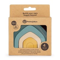 PETITE&MARS Hračka silikonová skládací House 12m+