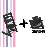 STOKKE Židlička Trip Trapp + baby set zdarma