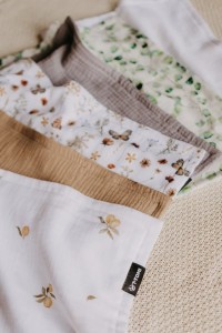 T-TOMI BIO Mušelínová plena pod hlavičku