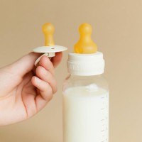 BIBS antikoliková skleněná lahev s kaučukovou savičkou 240ml