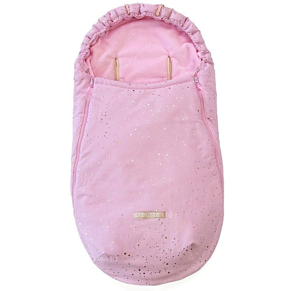 PINKIE Fusak Shine Gold - lehký 6m-2.5roku - Pink-podélné otvory (+100 Kč) 5247