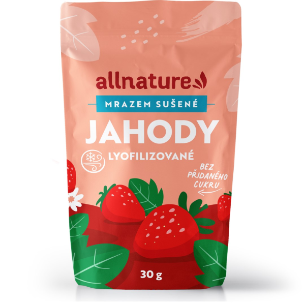 ALLNATURE Jahoda sušená mrazem - 30 g