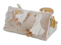 LITTLE DUTCH Polštářek trojhranný s aktivitami Newborn Naturals