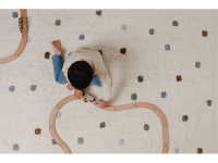 LITTLE DUTCH Koberec puntíky 120x170 cm