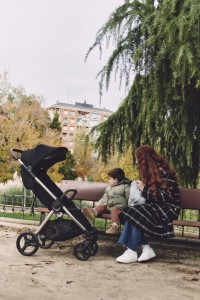 ANEX Kočárek kombinovaný IQ + KIDDY Evoluna i-size 2 + základna