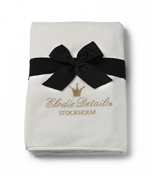 Elodie Details Sametová deka - Sametová deka Elodie Details Vanilla White