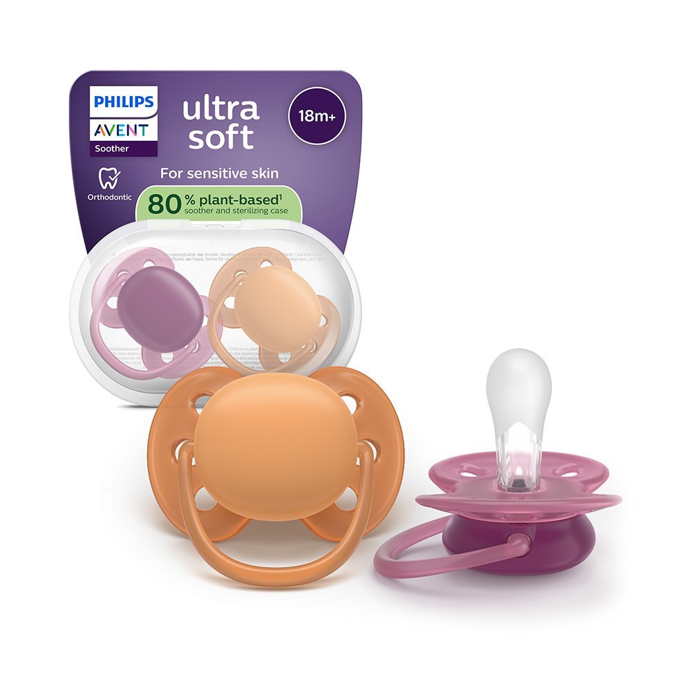 Philips AVENT Šidítko Ultrasoft Premium 18+m, 2 ks