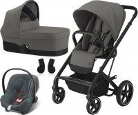 Kočárek CYBEX Set Balios S Lux Black 2022 + Aton B2 i-Size ZDARMA