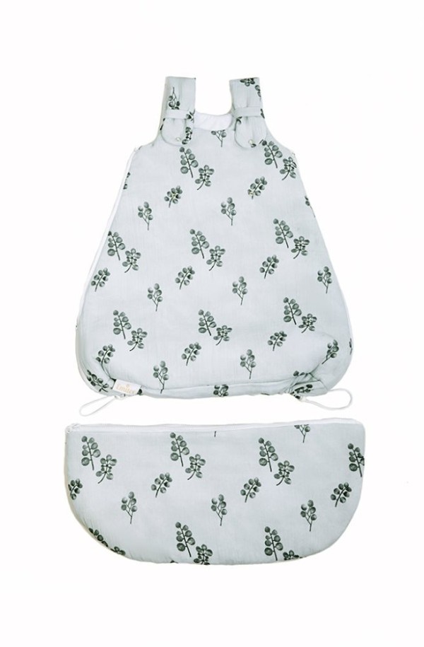 EMITEX Rostoucí spací pytel MUŠELÍN - Grey Blooms